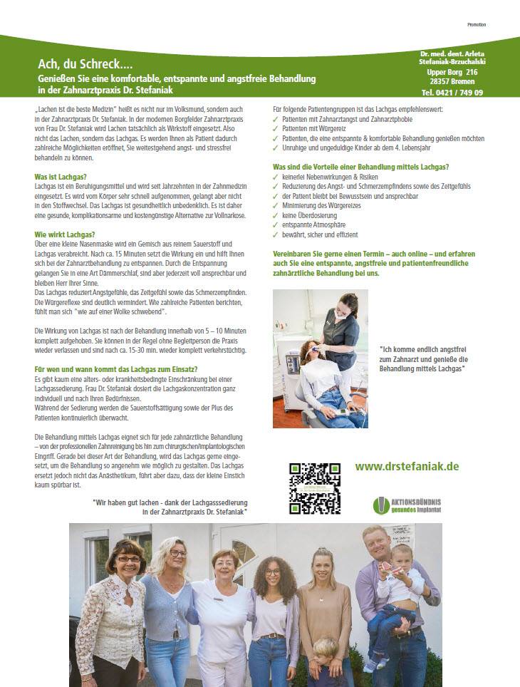 Ach, du Schreck.... Genießen Sie eine komfortable, entspannte und angstfreie Behandlung in der Zahnarztpraxis Dr. Stefaniak